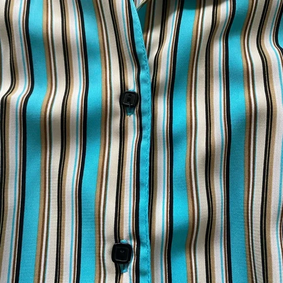 Notations vintage 90s striped shirt. - Picture 4 of 11